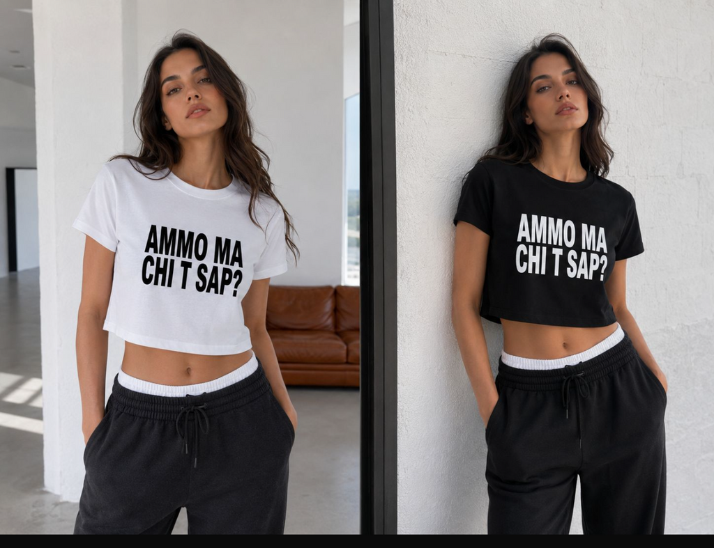 T-shirt corta Ammo chi t sap?