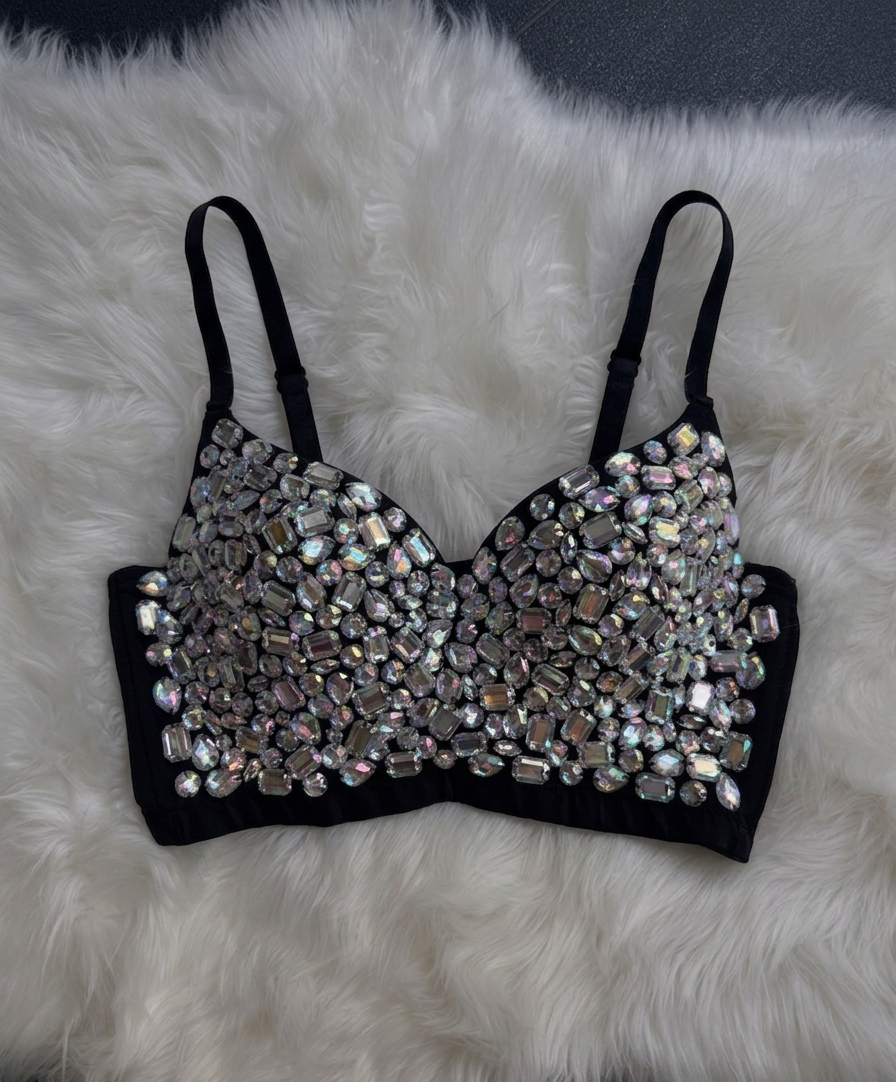 Top Corsetto Gioiello - Stile Glamour