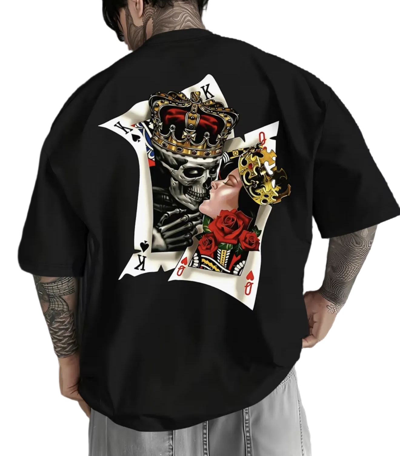 T-Shirt Oversize "King & Queen" – Urban Style & Comfort Premium