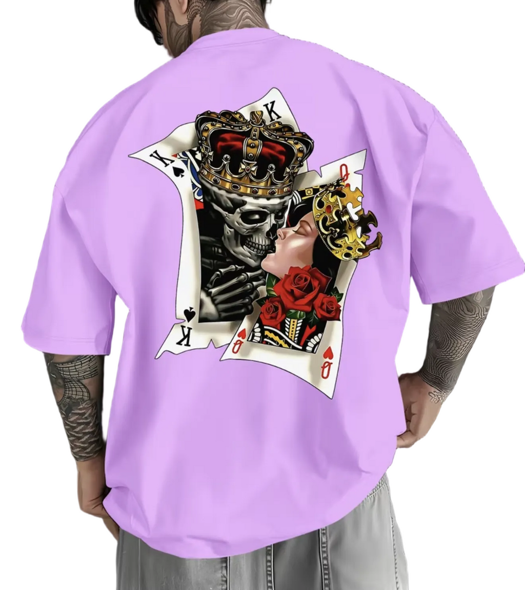 T-Shirt Oversize "King & Queen" – Urban Style & Comfort Premium
