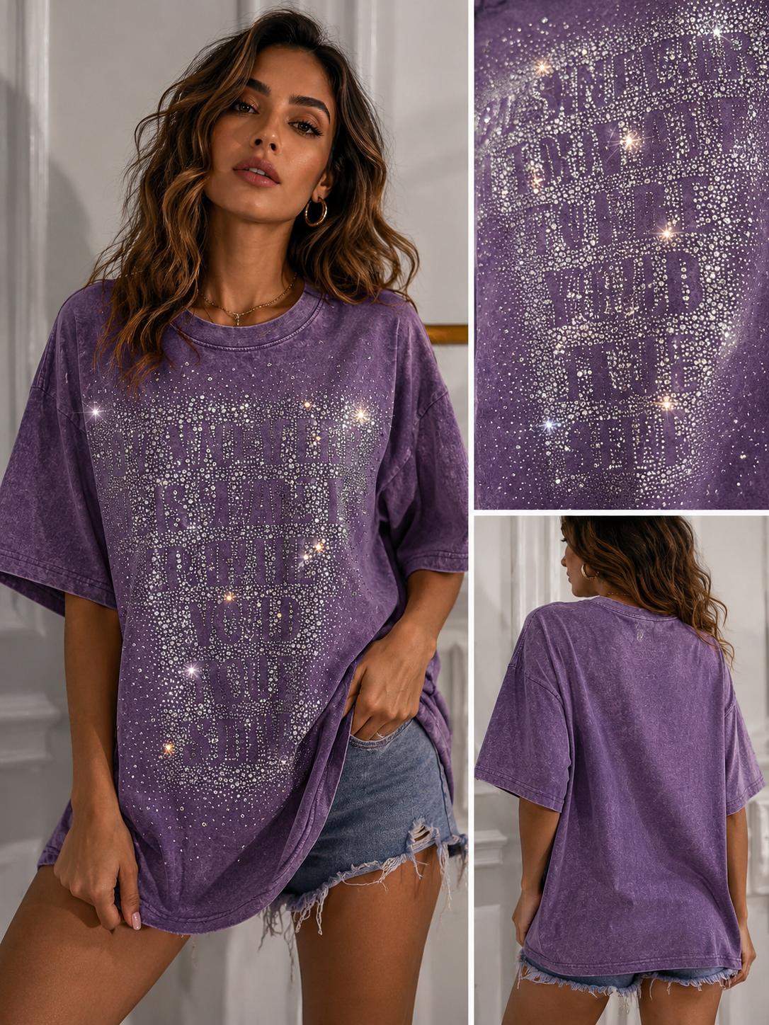 T-Shirt "How Wonderful Life Is" – Edizione Strass