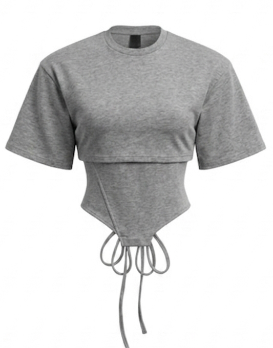 T-Shirt Corsetto "Double Soul" - Taglia Unica