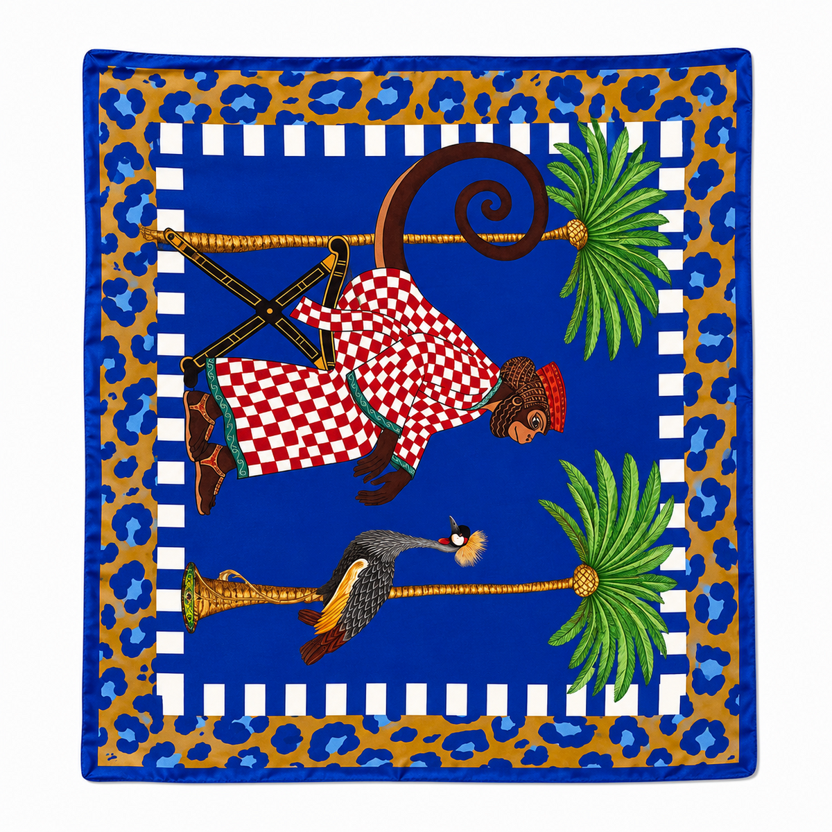 Pareo Mare Fantasia Tropical– Foulard Multifunzione Donna