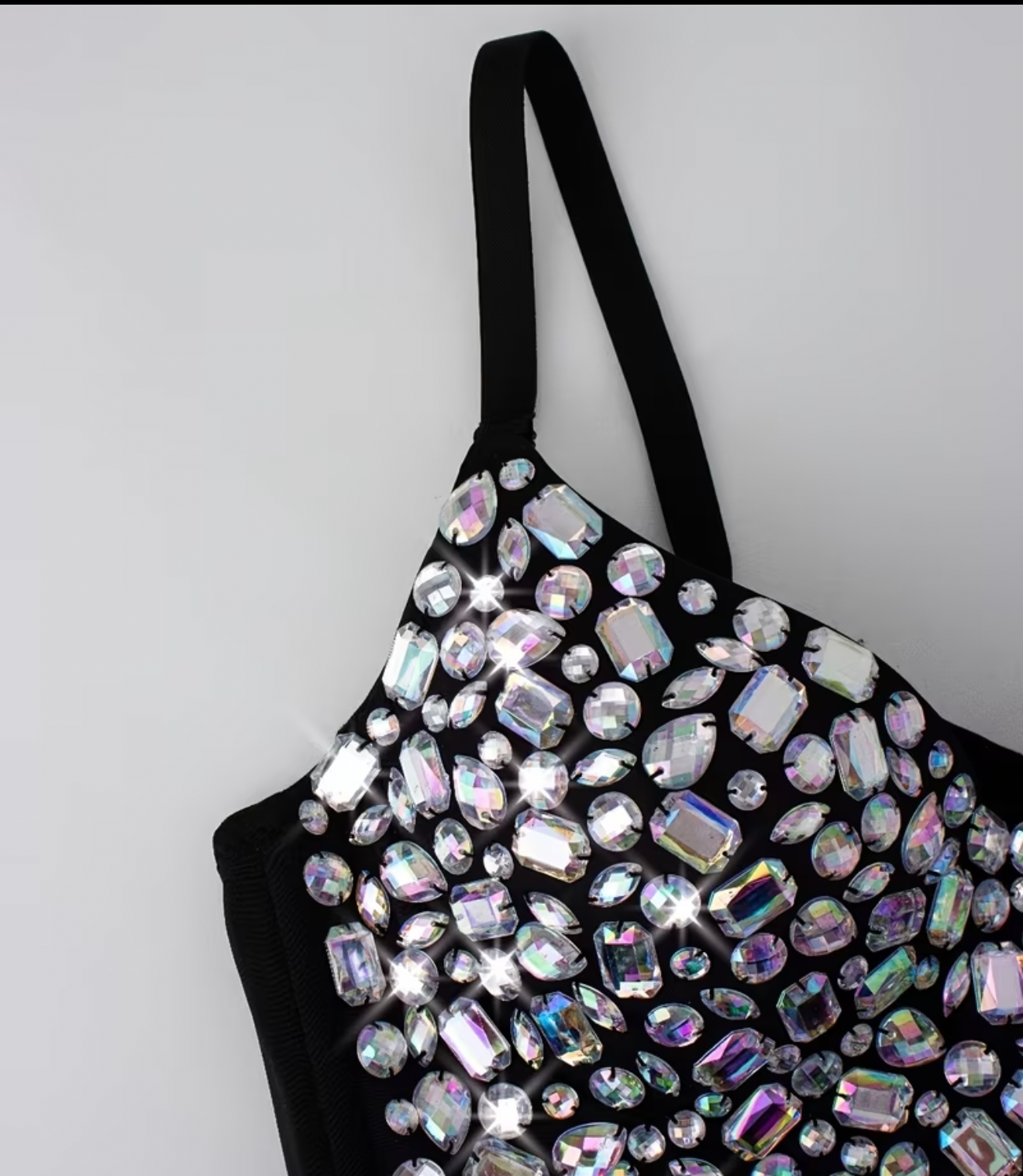 Top Corsetto Gioiello - Stile Glamour