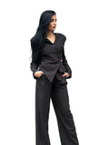 Tailleur Avant-Garde Asimmetrico – Black Editorial Set