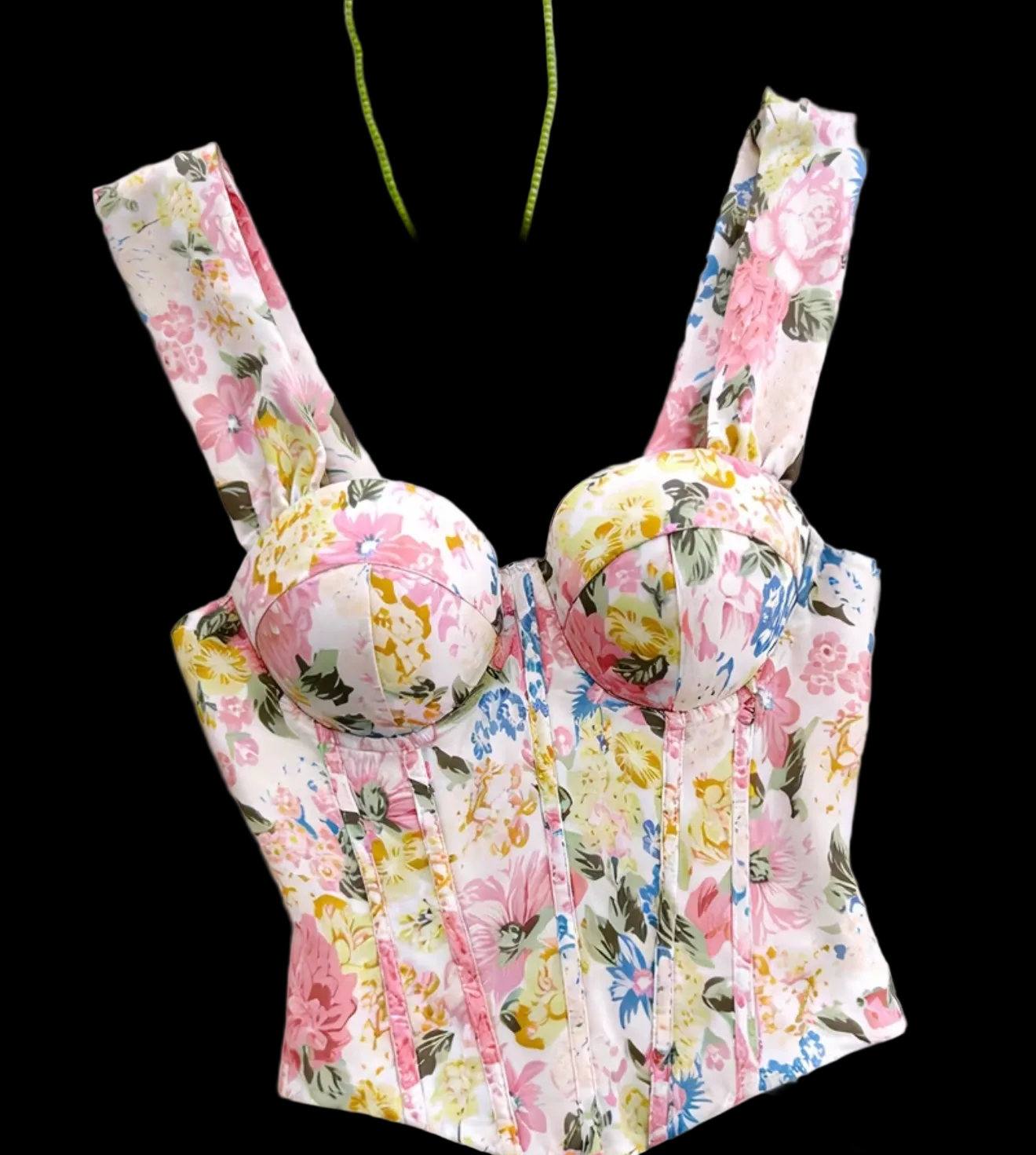 Corsetto Floreale Estivo – Stile Romantico e Fresco