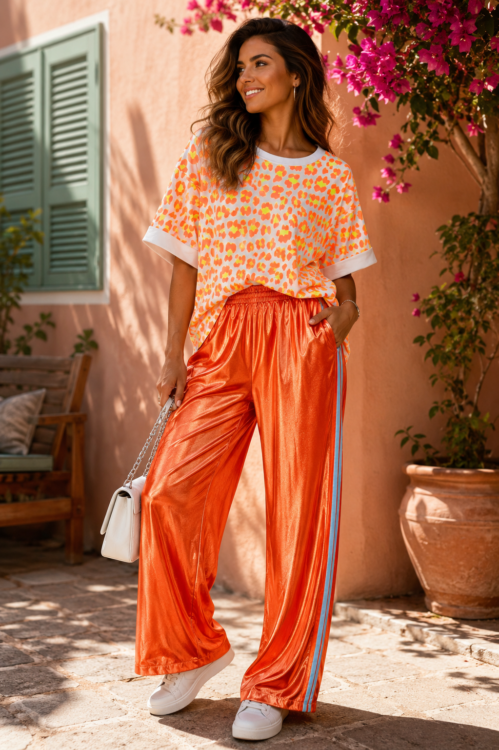 T-shirt Animalier Fluo – Taglia Unica