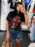 T-shirt Uomo "Chicago" con Strass