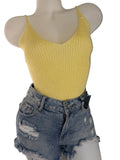 Top in Maglia Rasata con Scollo a V – Eleganza Leggera in Taglia Unica