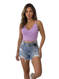 Top Crop in Pizzo Crochet – Versatilità e Stile