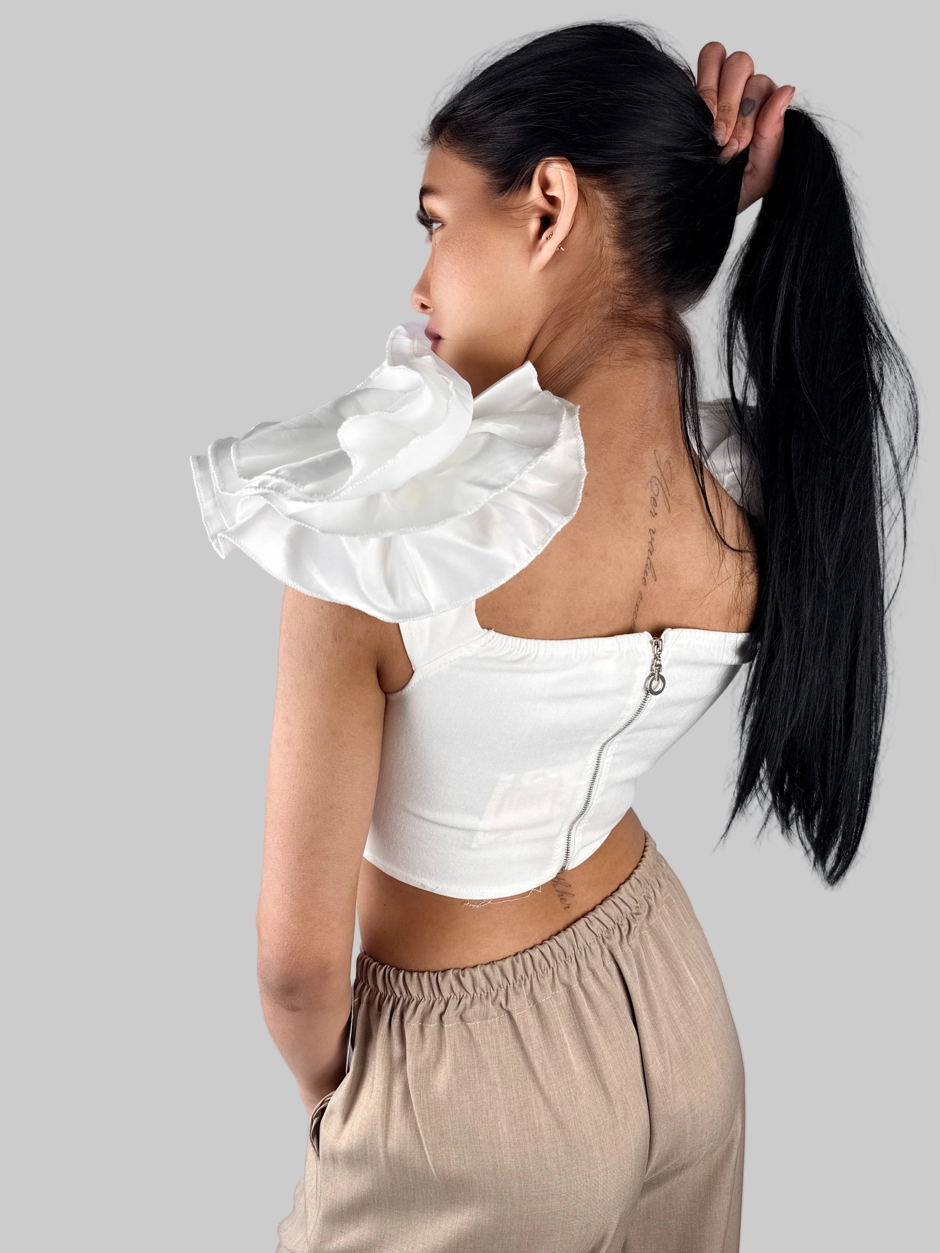Corsetto "Aura" con Volant Scultorei