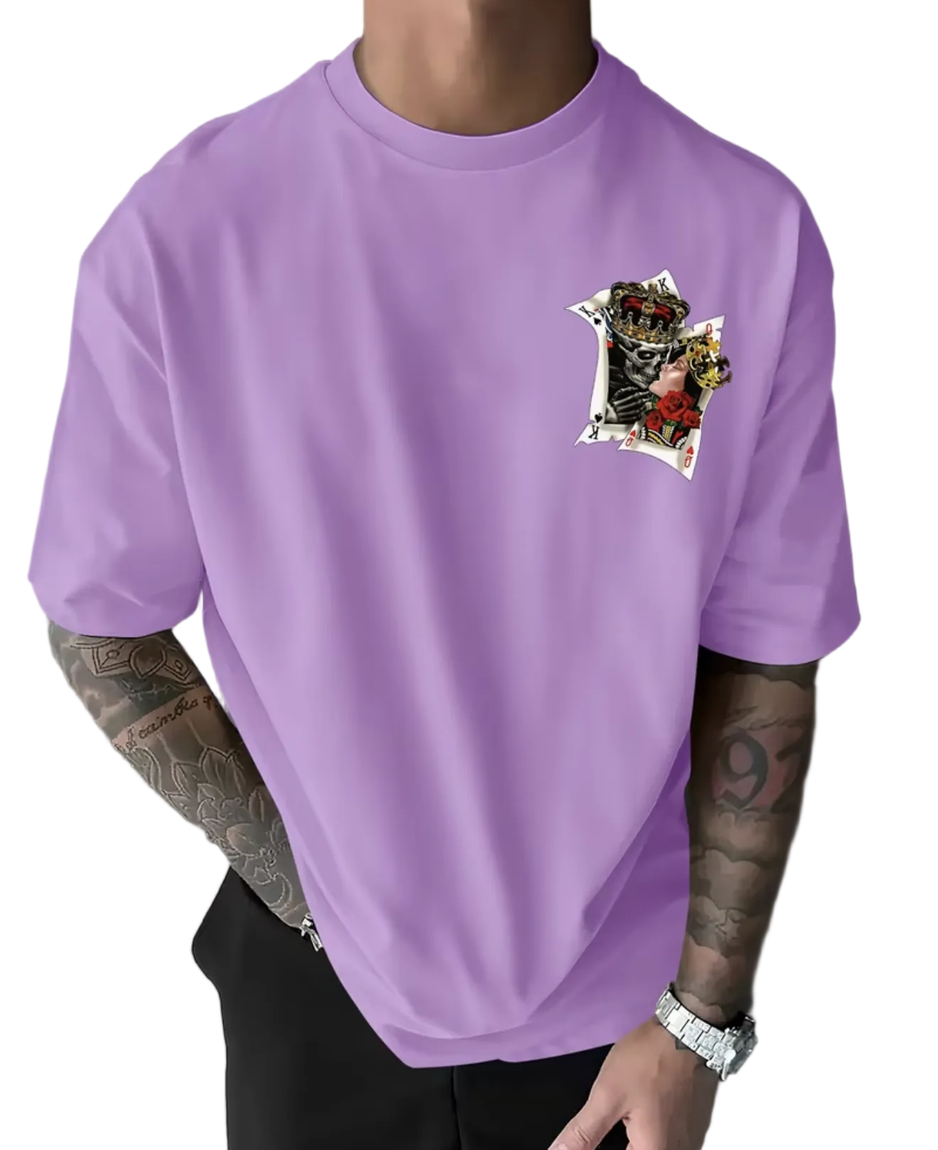 T-Shirt Oversize "King & Queen" – Urban Style & Comfort Premium