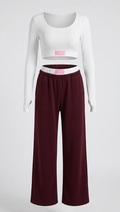 Set Lounge "Ribbed Comfort" – Due Pezzi con Dettaglio Thumbhole