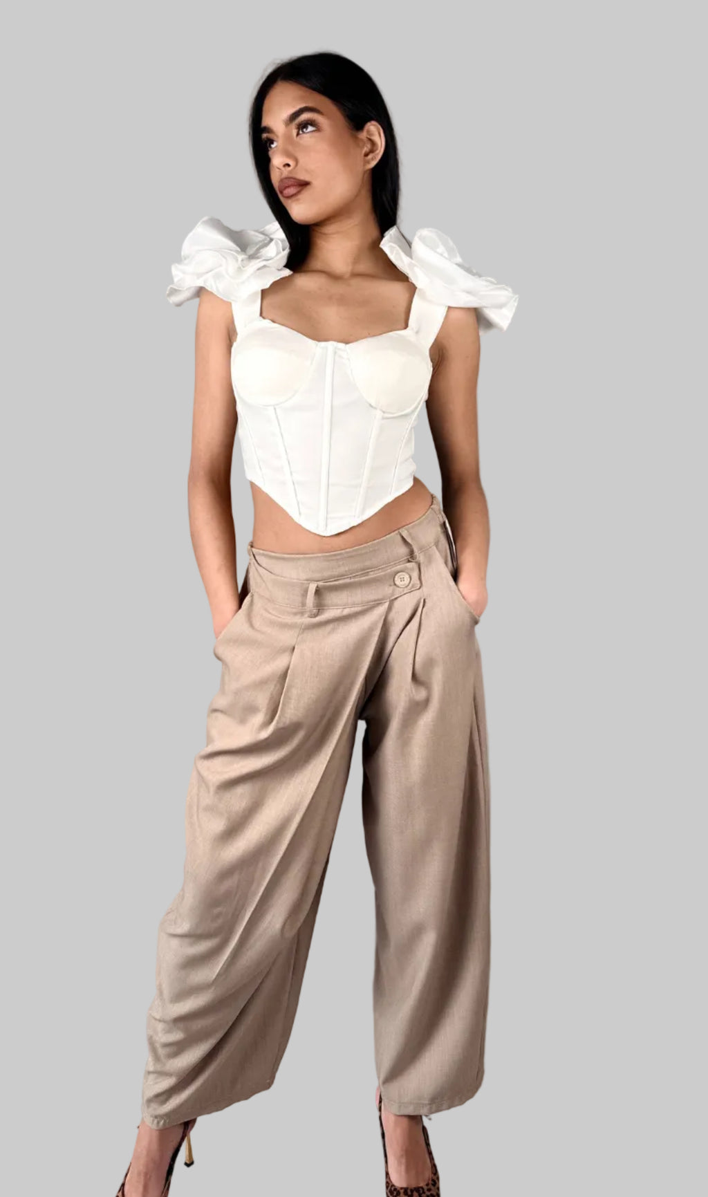 Corsetto "Aura" con Volant Scultorei