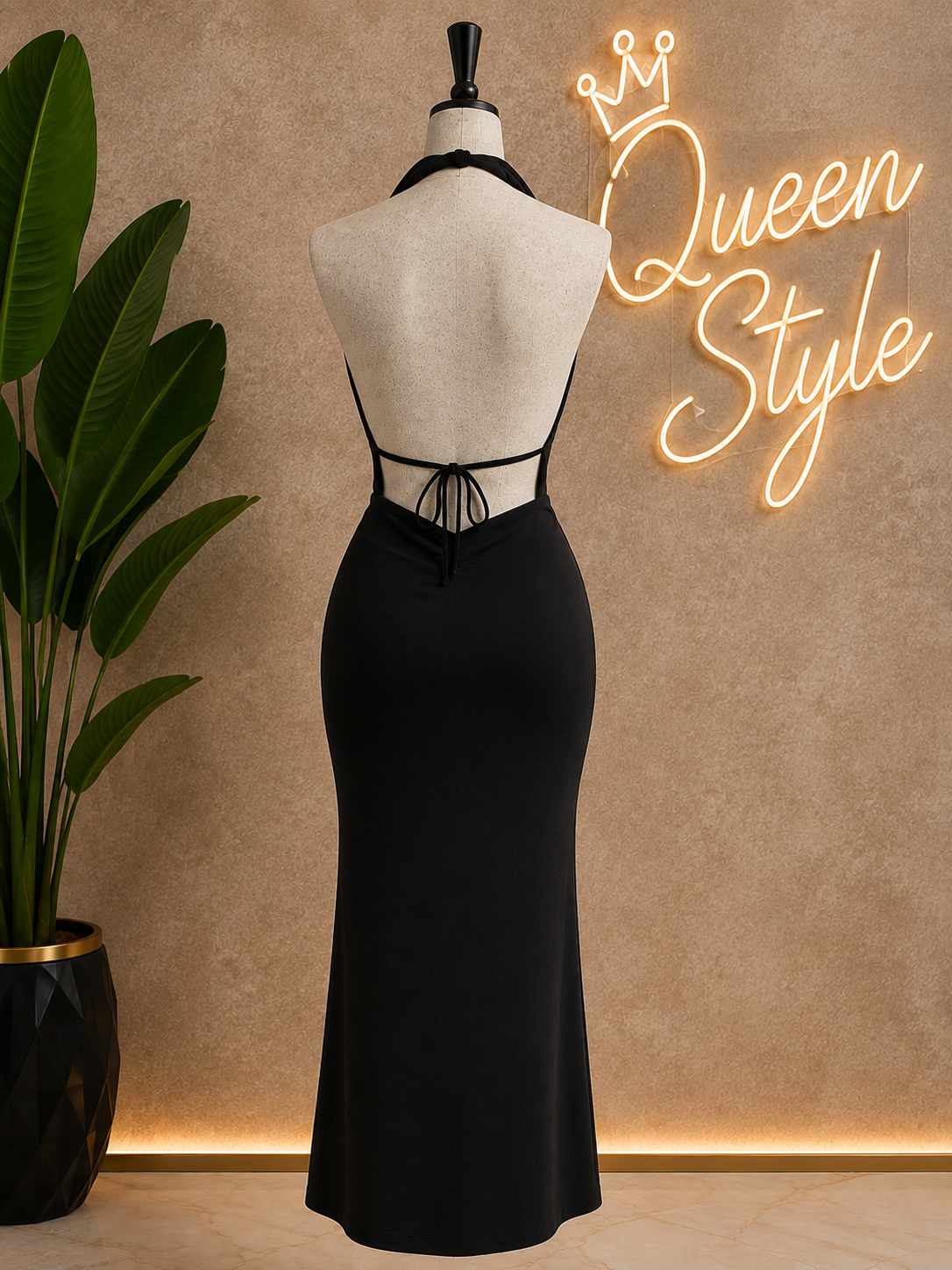 Abito lungo Elegance Black