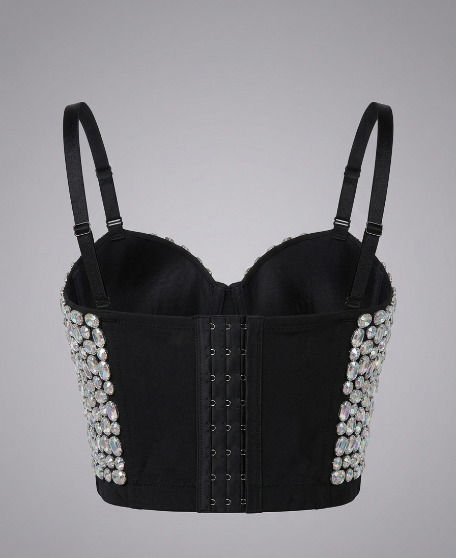 Top Corsetto Gioiello - Stile Glamour